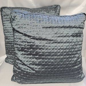 Set of 2 Newport Slate Blue Accent PIllows